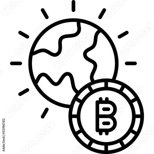 Globe Icon Vector Element