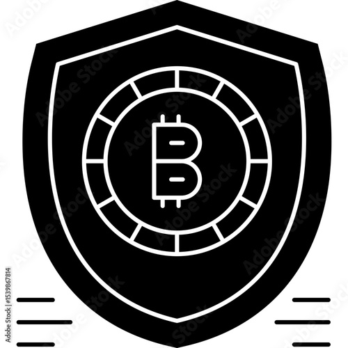 Bitcoin Icon Vector Element