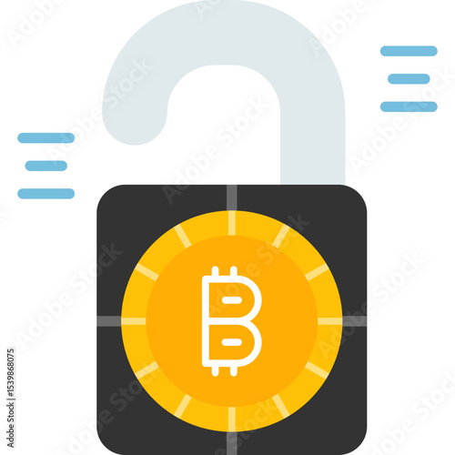 Bitcoin Icon Vector Element