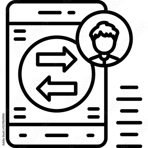 Teamwork Icon Vector Element