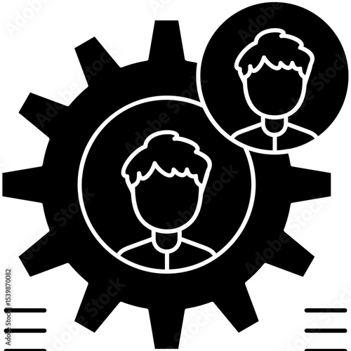 Teamwork Icon Vector Element