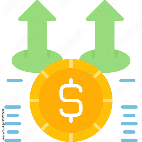 Profits Icon Vector Element