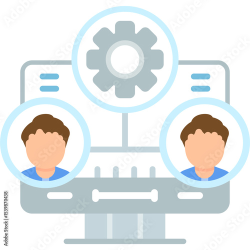 Teamwork Icon Vector Element