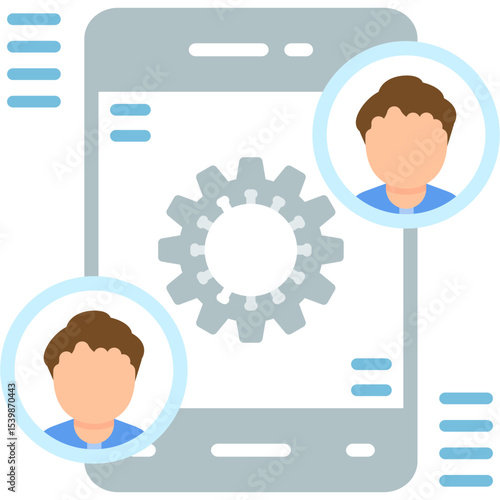 Teamwork Icon Vector Element