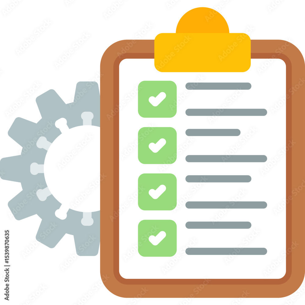 Fototapeta premium Project Management Icon Vector Element