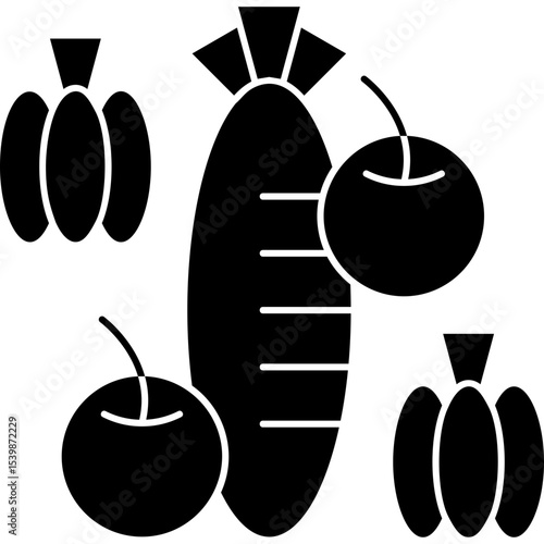 Vegetable Icon Vector Element
