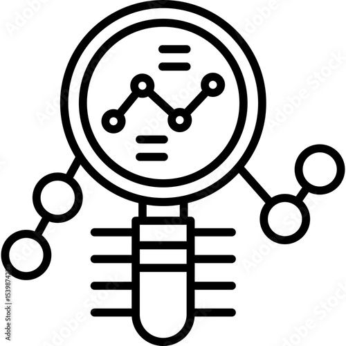 Analytics Icon Vector Element