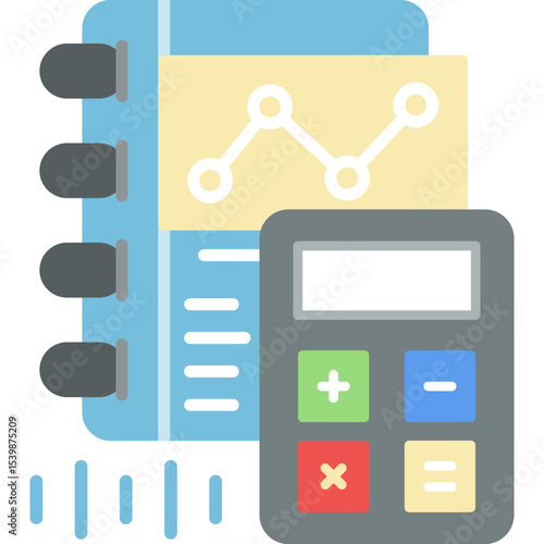 Bookkeeping Icon Vector Element