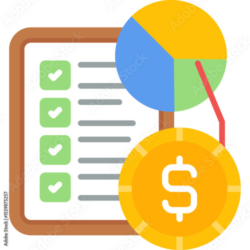 Analytics Icon Vector Element