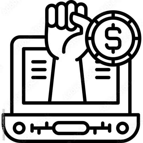 Laptop Icon Vector Element