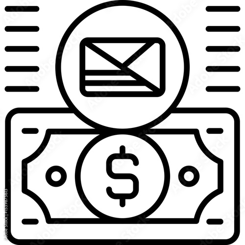 Bribe Icon Vector Element