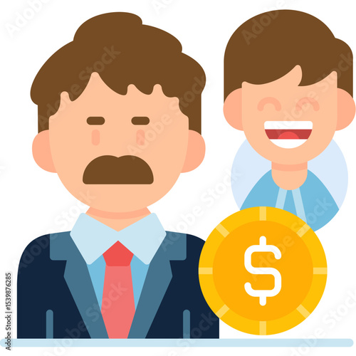 Bribe Icon Vector Element