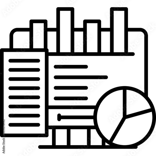 Analytics Icon Vector Element