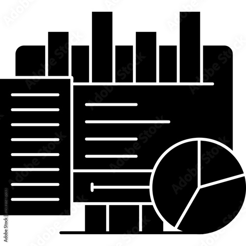 Analytics Icon Vector Element