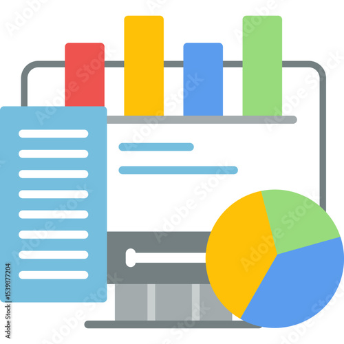 Analytics Icon Vector Element