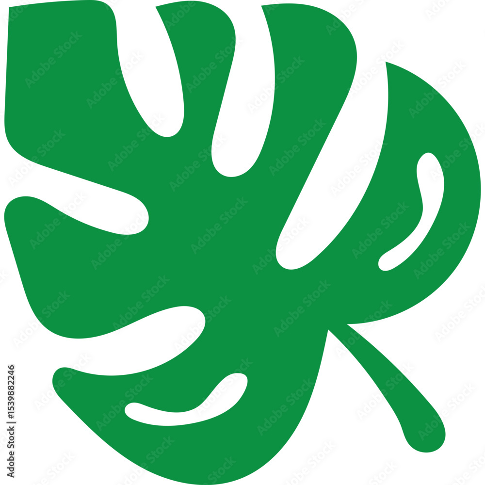 Obraz premium Tropical Monstera Leaf