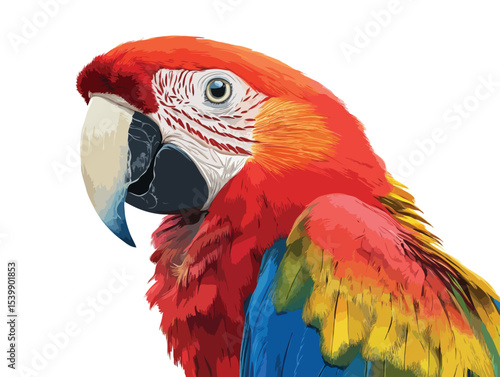 parrot vector art