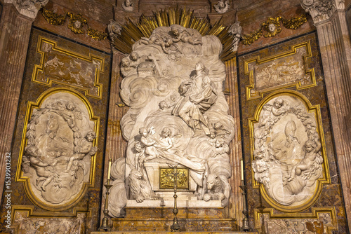 Canvas Print Saint TheclaÕs cathedral, Tarragona, Spain