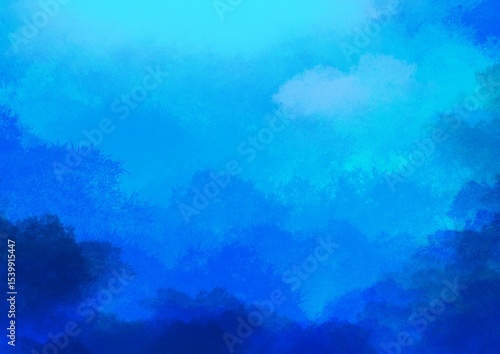 Colorful blue cloudy textured background wallpaper design 