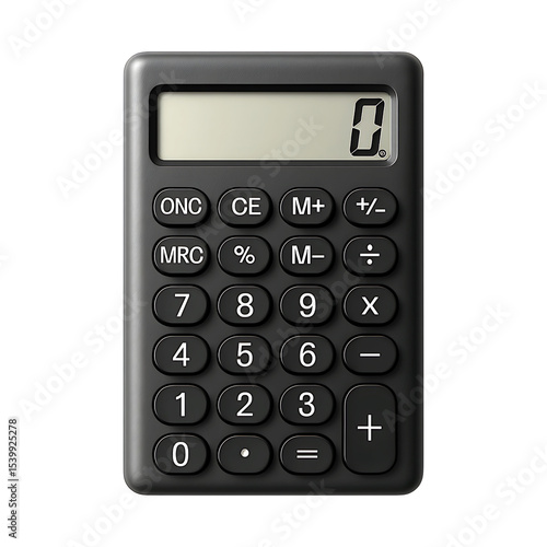 calculator isolated on white