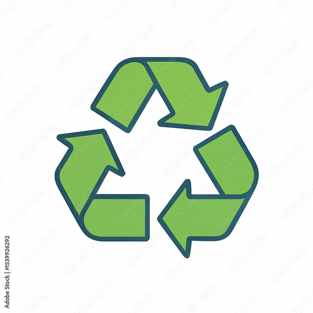 A classic recycling icon with three arrows, perfect for eco-campaigns, waste reduction, and sustainability content.
A classic recycling icon with three arrows, perfect for eco-campaigns, waste reduction, and sustainability content.