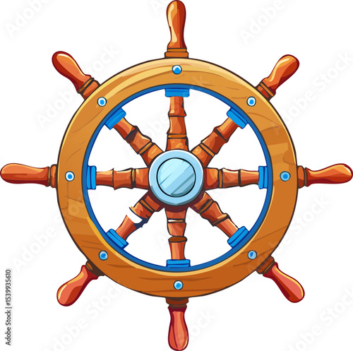 ship steering wheel