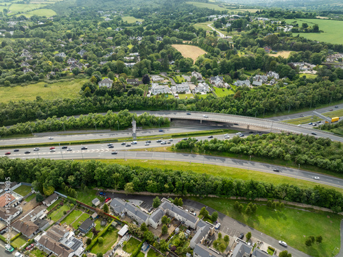 Photography Aerial view of M11, from Shankill, Dublin, Ireland