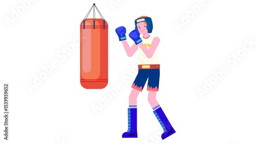 hand drawn illustration of a red pencil