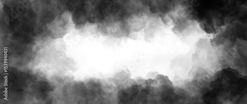 Foto Abstract dark smoke cloud background with soft gradient and moody texture