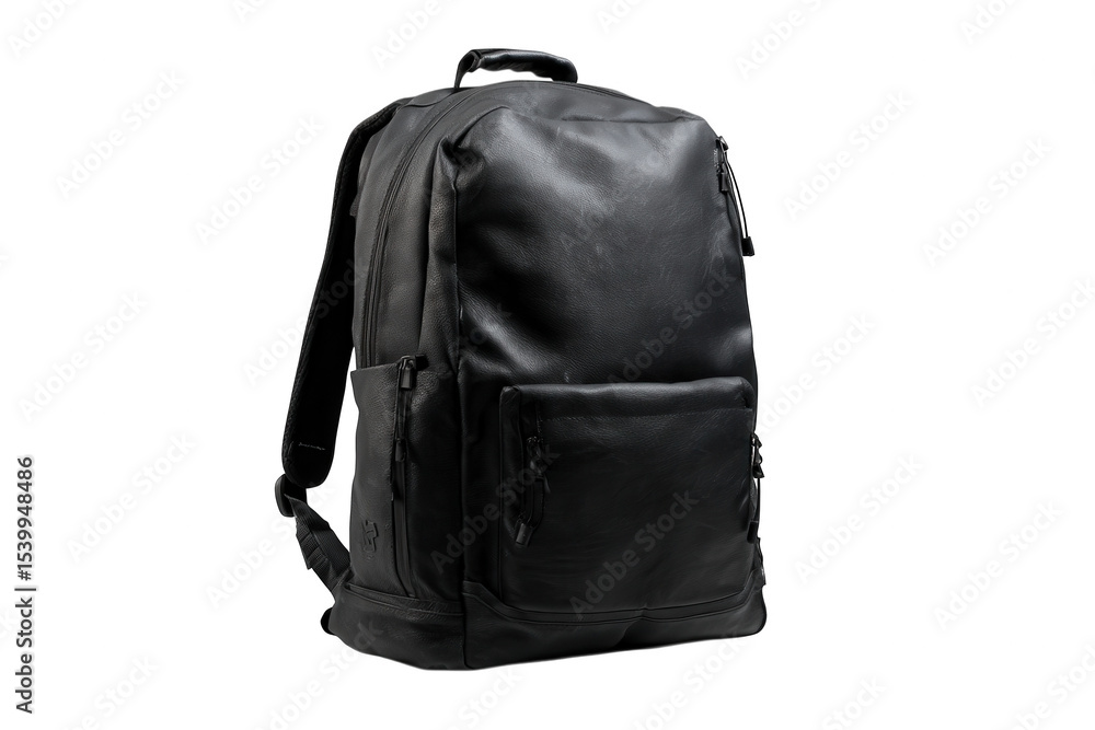 Black Leather Backpack Black Leather Backpack