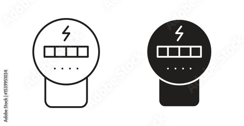electric meter icon