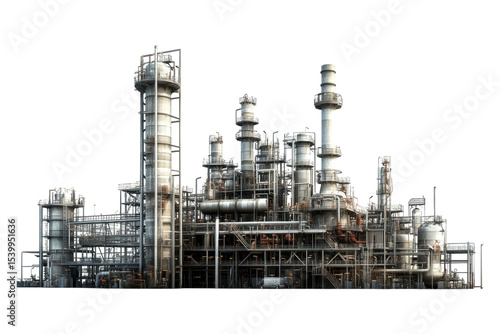 Massive Industrial Plant Structure