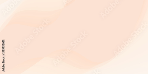 Abstract background with peach fuzz metaball shapes. Morphing organic blobs. Vector 3d illustration.