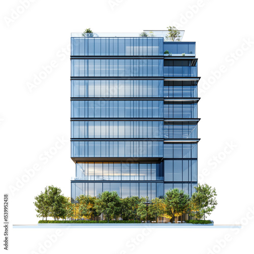 Modern Glass Skyscraper Architectural Design