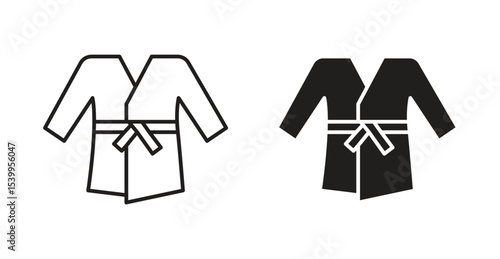 Uniform martial art icon