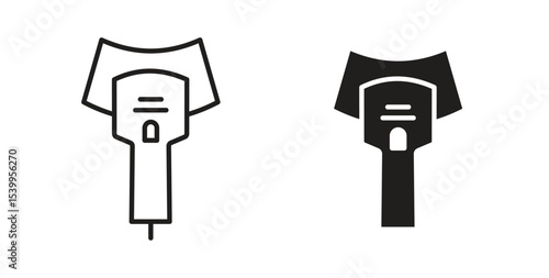 Ultrasound icon Logos. Flat Vector Icon Design Template