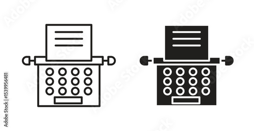Typewriter icon
