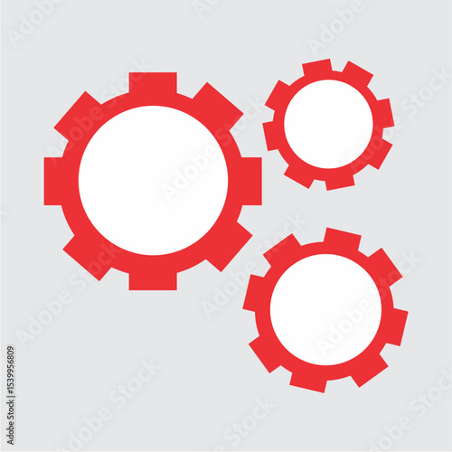 rotary machine icon for business icon