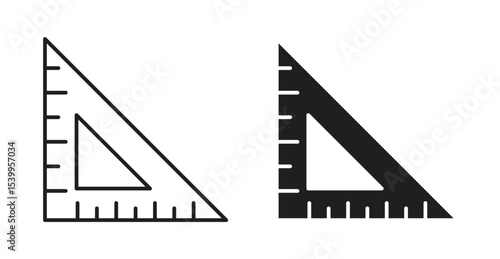 Triangle Ruler icon