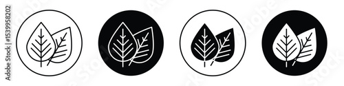 Tobacco leaves icon