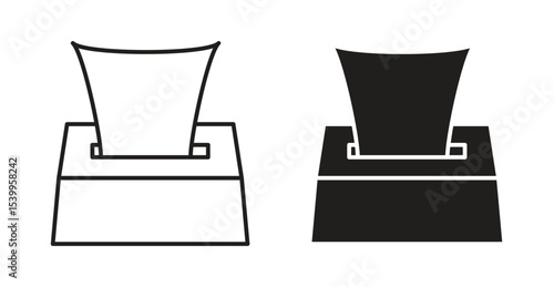 Tissue box icon