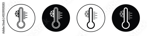 Thermometer cold icon