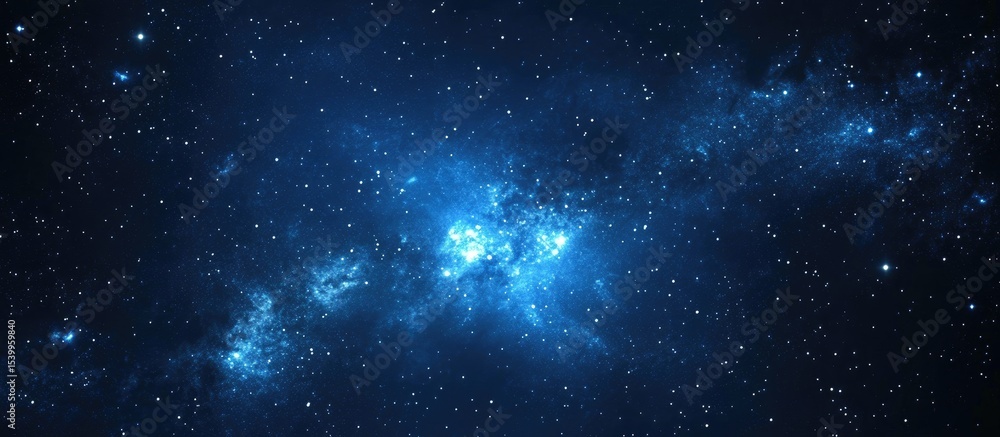 Fototapeta premium Deep space nebula with scattered stars