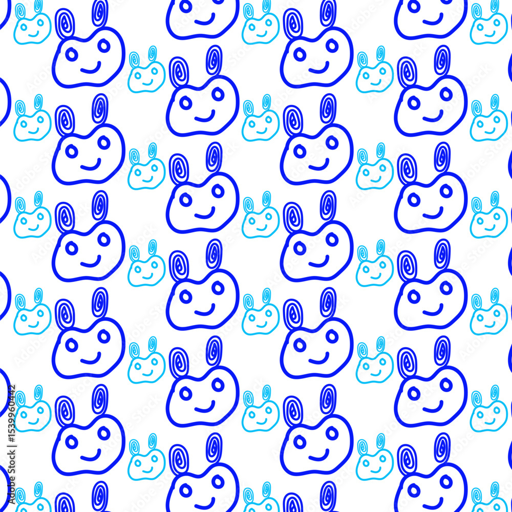 Fototapeta premium seamless pattern with funny monsters