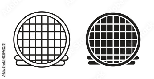 Stroopwafel cookies icon