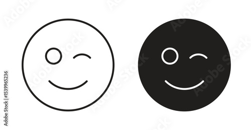 Smile wink icon
