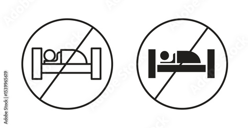 Sleepover ban sign