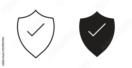 Security icon Logos. Flat Vector Icon Design Template