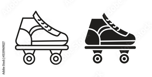 Roller skates icon