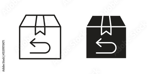 Return purchase icon Logos. Flat Vector Icon Design Template